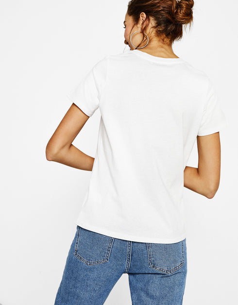 Cotton Off-the-Shoulder Tee